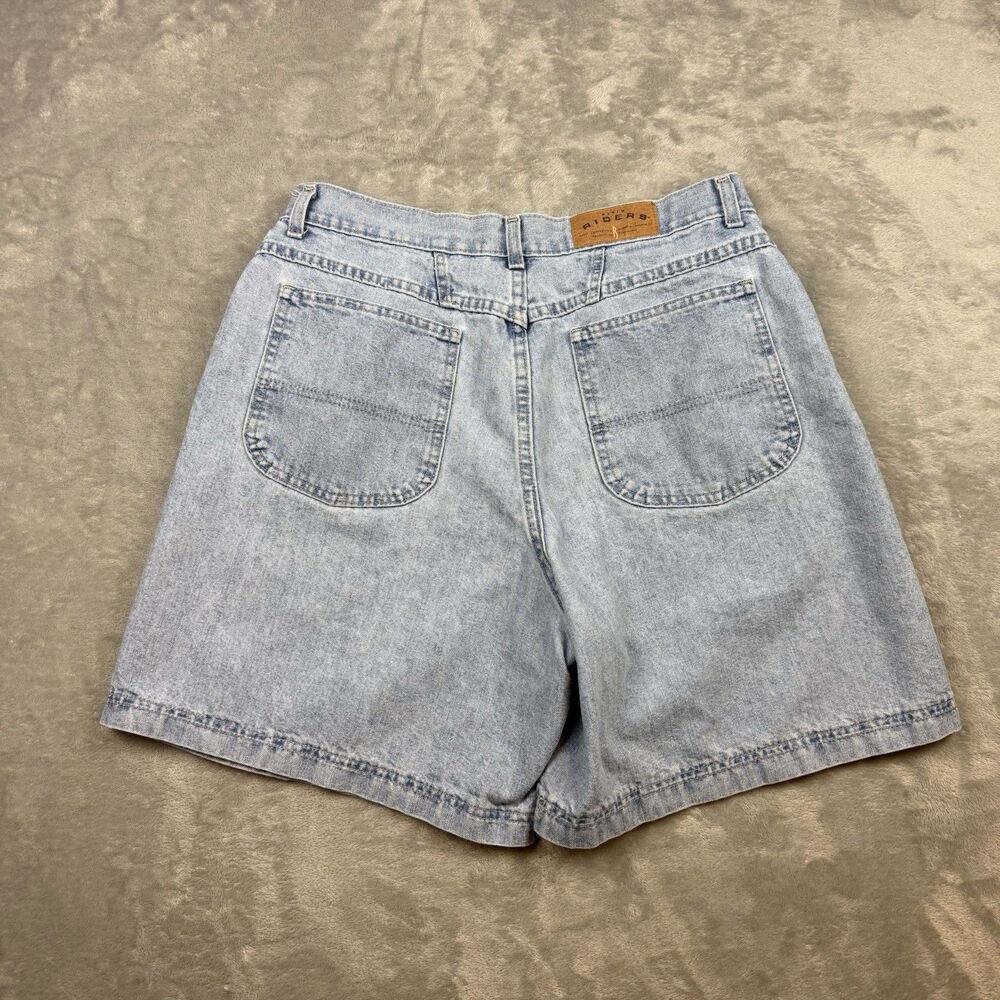 Vintage Riders by Lee Light Wash Denim Shorts Women’s Size 16 Medium 90s Mom - Picture 2 of 10